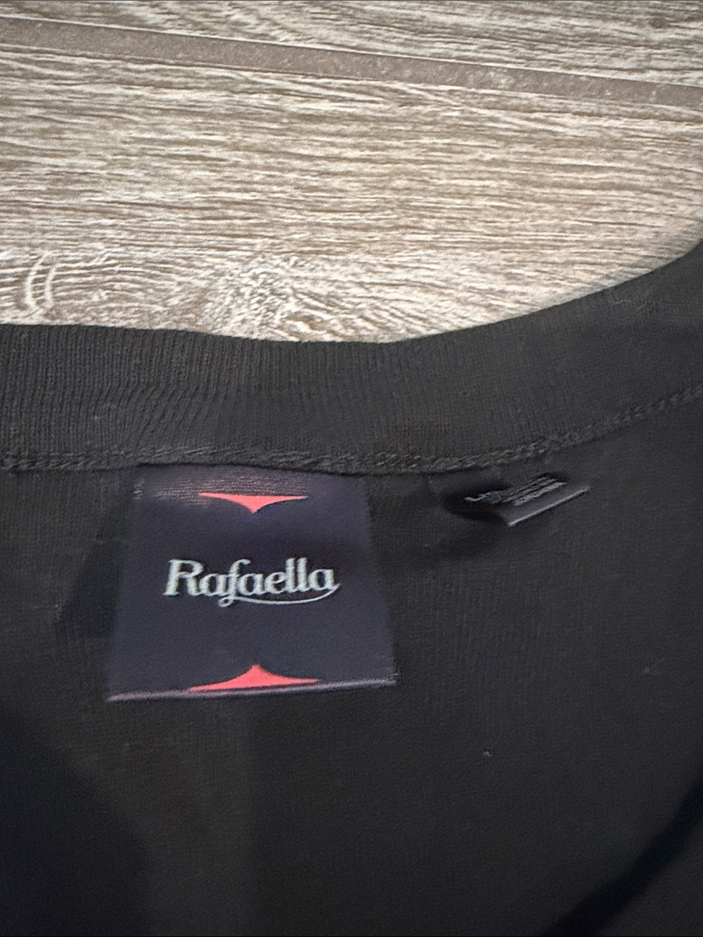 Rafaella Black Sheer Grid Tank Top - Picture 3 of 9